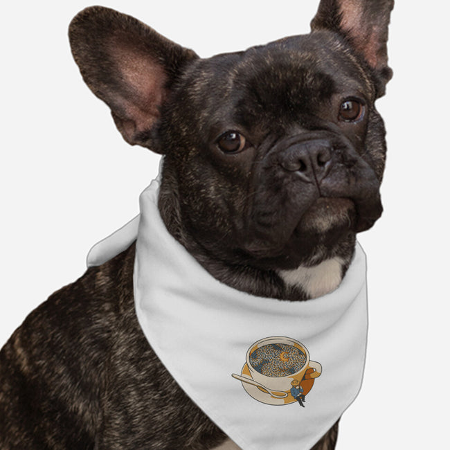 Starry Night Coffee-Dog-Bandana-Pet Collar-tobefonseca