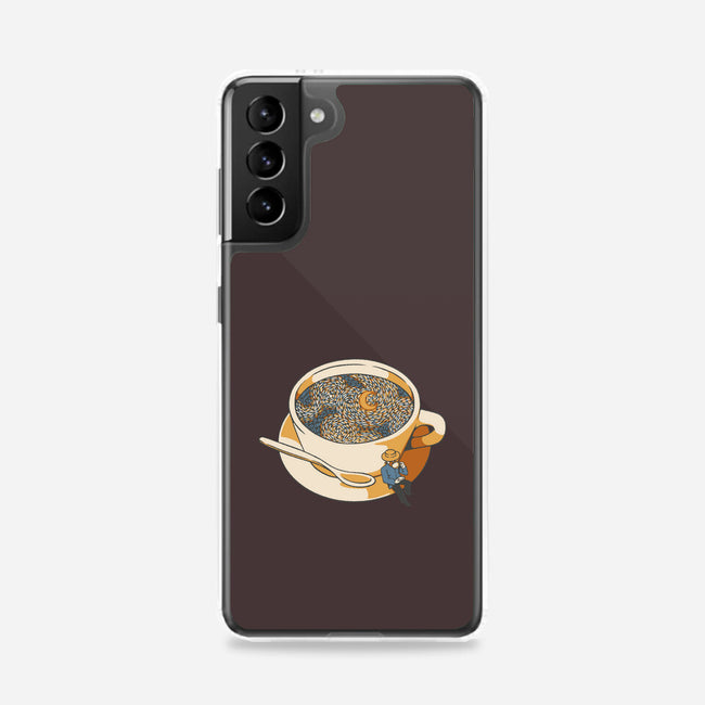 Starry Night Coffee-Samsung-Snap-Phone Case-tobefonseca