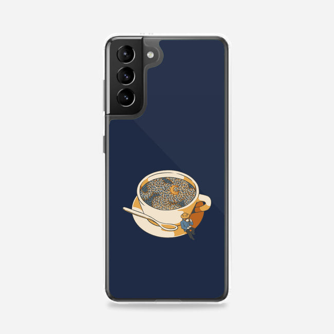 Starry Night Coffee-Samsung-Snap-Phone Case-tobefonseca