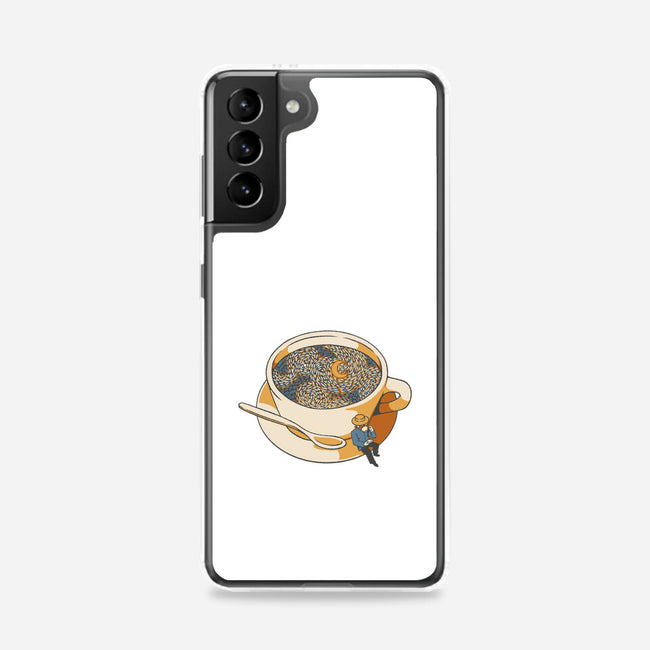 Starry Night Coffee-Samsung-Snap-Phone Case-tobefonseca