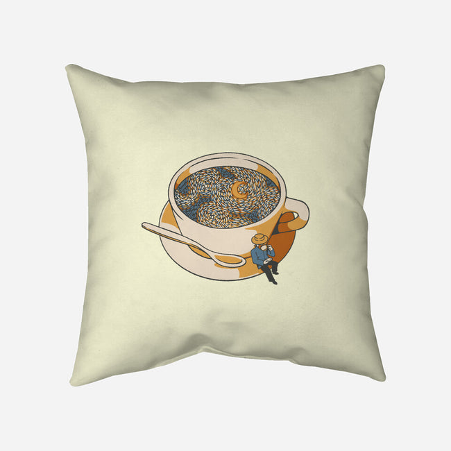 Starry Night Coffee-None-Removable Cover w Insert-Throw Pillow-tobefonseca