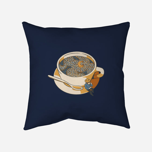 Starry Night Coffee-None-Removable Cover w Insert-Throw Pillow-tobefonseca