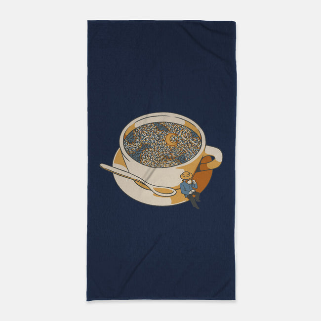 Starry Night Coffee-None-Beach-Towel-tobefonseca