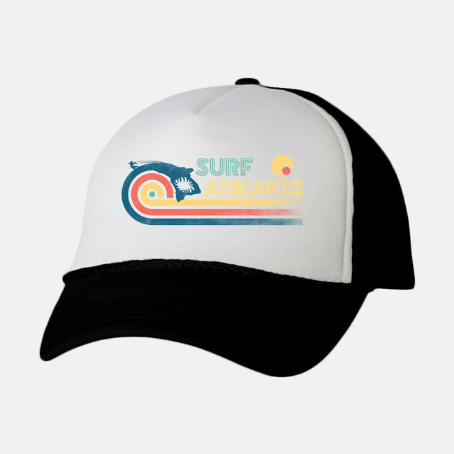 Surfs Up-Unisex-Trucker-Hat-rocketman_art