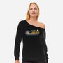 Surfs Up-Womens-Off Shoulder-Sweatshirt-rocketman_art