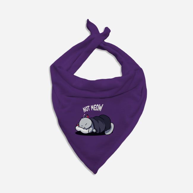 Not Meow-Cat-Bandana-Pet Collar-fanfabio