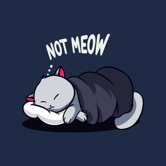 Not Meow-None-Removable Cover-Throw Pillow-fanfabio