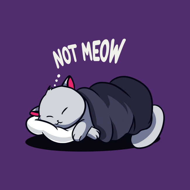 Not Meow-None-Non-Removable Cover w Insert-Throw Pillow-fanfabio