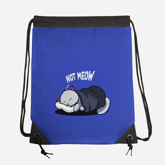 Not Meow-None-Drawstring-Bag-fanfabio