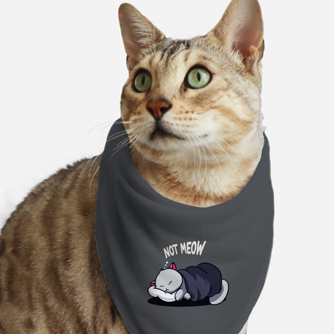 Not Meow-Cat-Bandana-Pet Collar-fanfabio