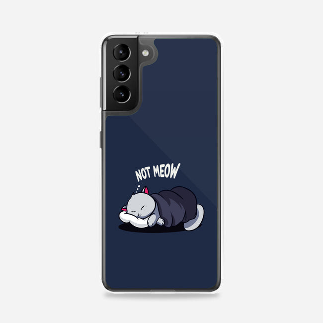 Not Meow-Samsung-Snap-Phone Case-fanfabio