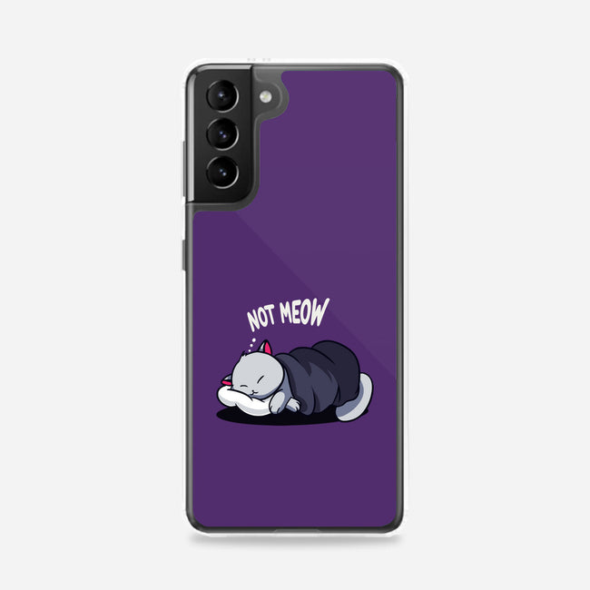 Not Meow-Samsung-Snap-Phone Case-fanfabio