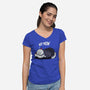 Not Meow-Womens-V-Neck-Tee-fanfabio