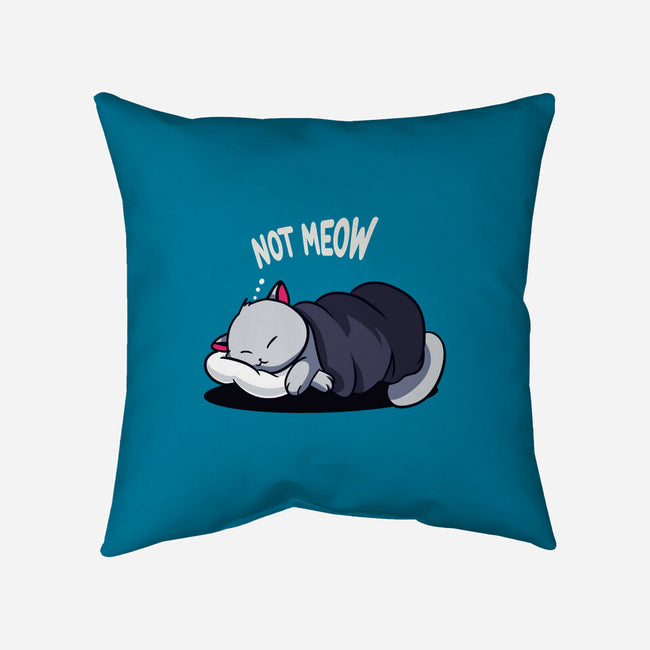 Not Meow-None-Non-Removable Cover w Insert-Throw Pillow-fanfabio