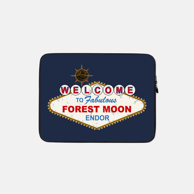 Welcome To Fabulous Forest Moon-None-Zippered-Laptop Sleeve-Melonseta
