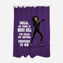 My Name Is Nikki Bell-None-Polyester-Shower Curtain-zascanauta