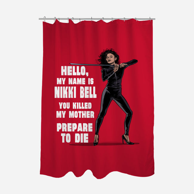 My Name Is Nikki Bell-None-Polyester-Shower Curtain-zascanauta