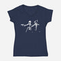 Fight Fiction-Womens-V-Neck-Tee-turborat14