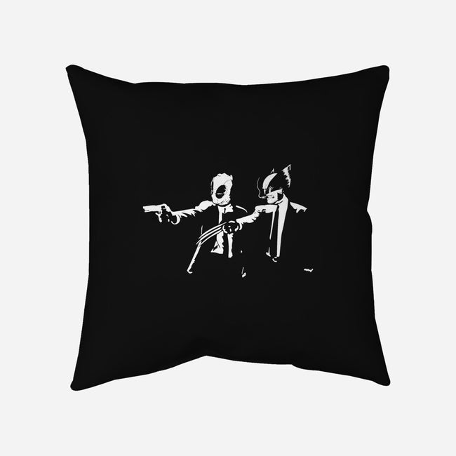 Fight Fiction-None-Removable Cover-Throw Pillow-turborat14