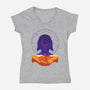 Fallen Order-Womens-V-Neck-Tee-RamenBoy