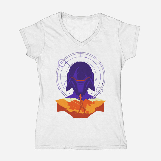 Fallen Order-Womens-V-Neck-Tee-RamenBoy