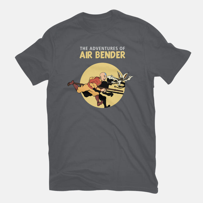 The Adventures Of Air Bender-Womens-Basic-Tee-joerawks