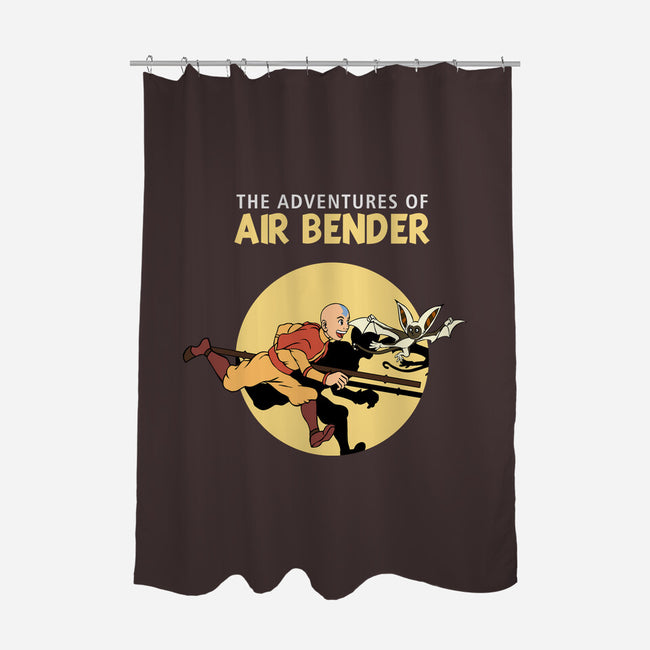 The Adventures Of Air Bender-None-Polyester-Shower Curtain-joerawks