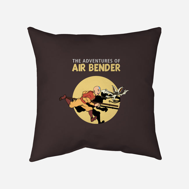 The Adventures Of Air Bender-None-Removable Cover-Throw Pillow-joerawks