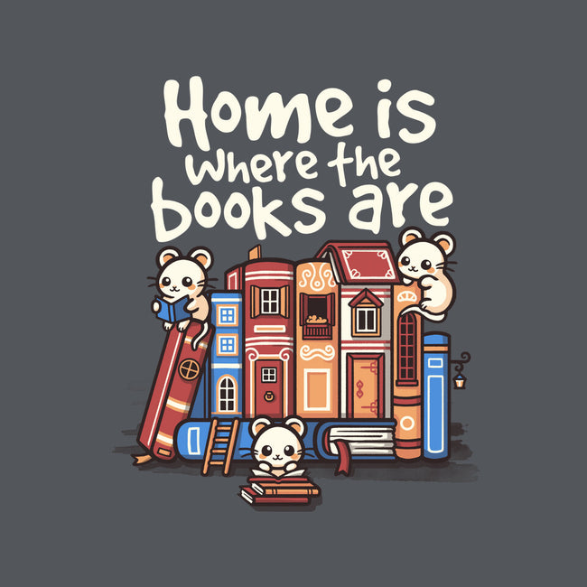 Home Is Where The Books Are-Unisex-Crew Neck-Sweatshirt-NemiMakeit