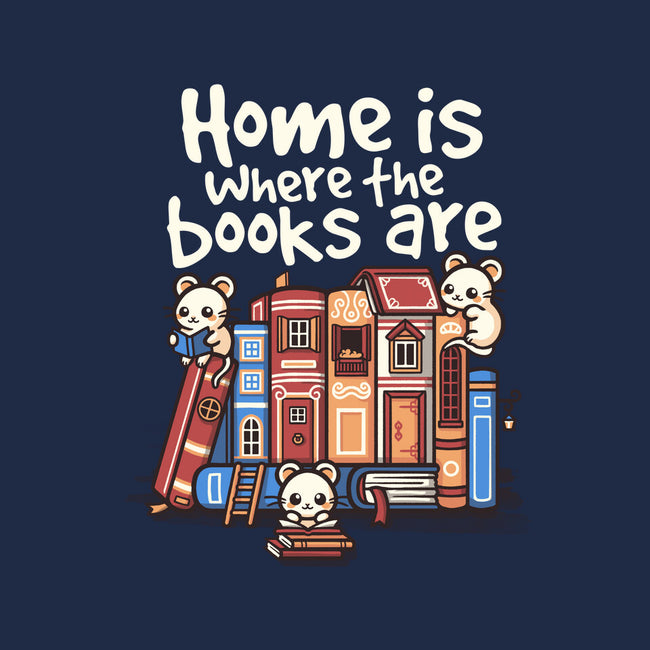 Home Is Where The Books Are-None-Non-Removable Cover w Insert-Throw Pillow-NemiMakeit