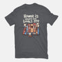 Home Is Where The Books Are-Womens-Basic-Tee-NemiMakeit