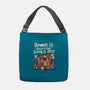 Home Is Where The Books Are-None-Adjustable Tote-Bag-NemiMakeit