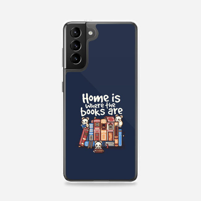 Home Is Where The Books Are-Samsung-Snap-Phone Case-NemiMakeit