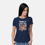 Home Is Where The Books Are-Womens-Basic-Tee-NemiMakeit