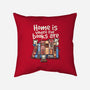 Home Is Where The Books Are-None-Non-Removable Cover w Insert-Throw Pillow-NemiMakeit