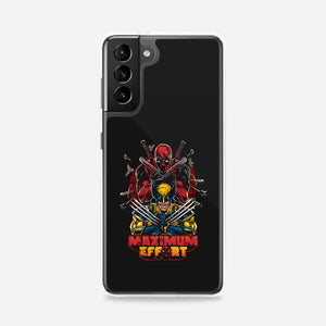 Maximum Effort Friends-Samsung-Snap-Phone Case-Knegosfield