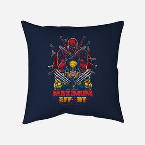 Maximum Effort Friends-None-Non-Removable Cover w Insert-Throw Pillow-Knegosfield