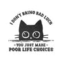 Poor Life Choices-Dog-Basic-Pet Tank-kg07