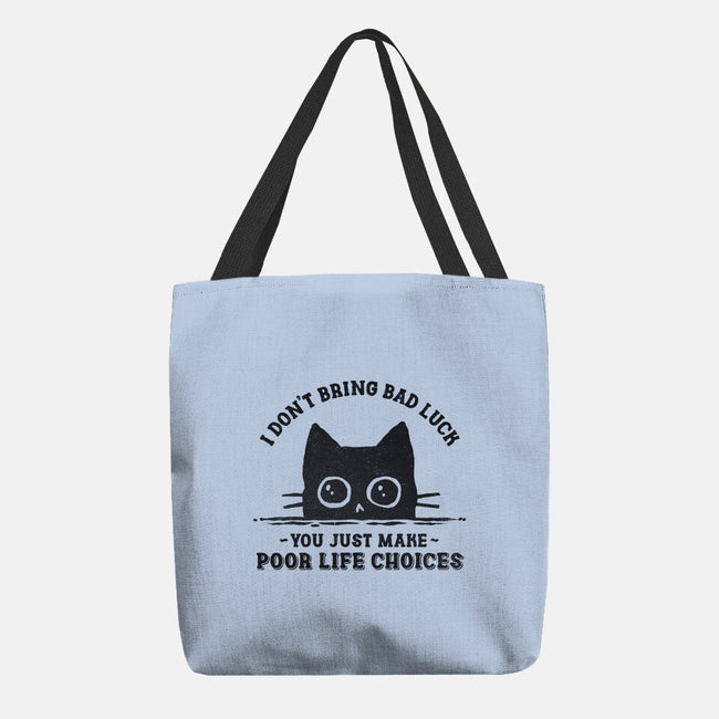 Poor Life Choices-None-Basic Tote-Bag-kg07