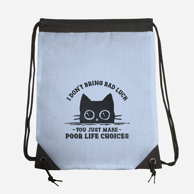 Poor Life Choices-None-Drawstring-Bag-kg07