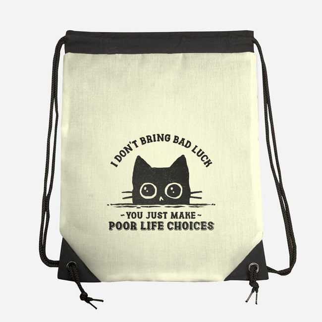 Poor Life Choices-None-Drawstring-Bag-kg07