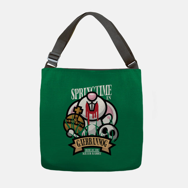 Spring Killer Rabbit-None-Adjustable Tote-Bag-jrberger