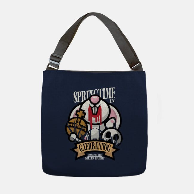 Spring Killer Rabbit-None-Adjustable Tote-Bag-jrberger