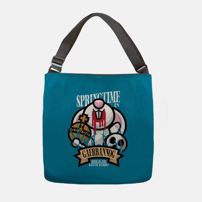 Spring Killer Rabbit-None-Adjustable Tote-Bag-jrberger