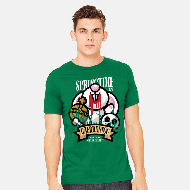 Spring Killer Rabbit-Mens-Heavyweight-Tee-jrberger