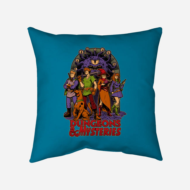 Dungeons And Mysteries-None-Non-Removable Cover w Insert-Throw Pillow-Studio Mootant