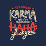 It's Called Karma-Womens-Fitted-Tee-tobefonseca