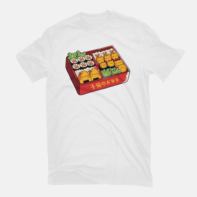 Purrfect Bento Kawaii Cats-Womens-Fitted-Tee-tobefonseca