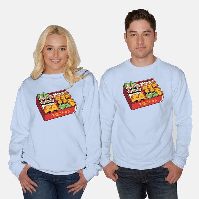 Purrfect Bento Kawaii Cats-Unisex-Crew Neck-Sweatshirt-tobefonseca