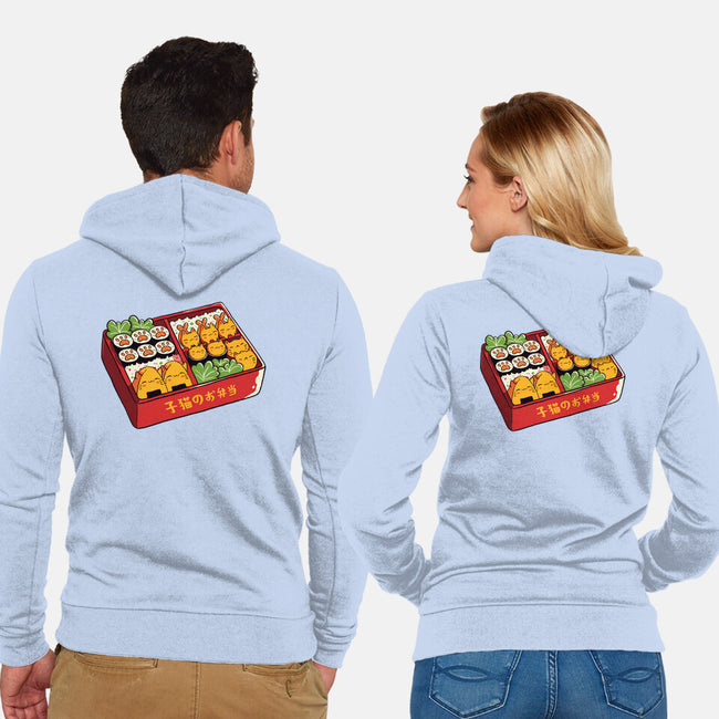 Purrfect Bento Kawaii Cats-Unisex-Zip-Up-Sweatshirt-tobefonseca